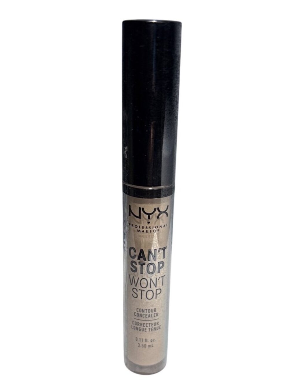 NYX Cant Stop Wont Stop Contour Concealer Light Ivory 24HR Matte Finish
